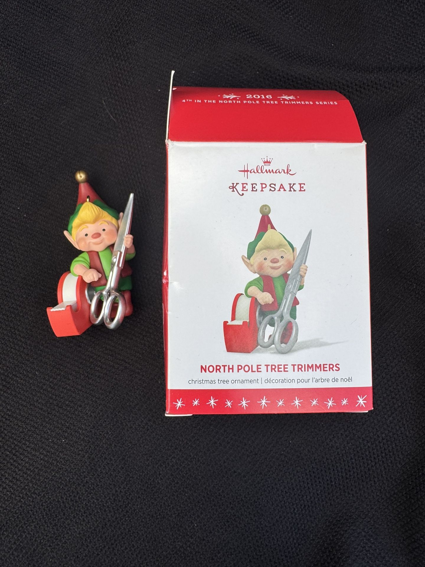 Hallmark Keepsake Ornament 2016 North Pole Tree Trimmers #4 In Series 