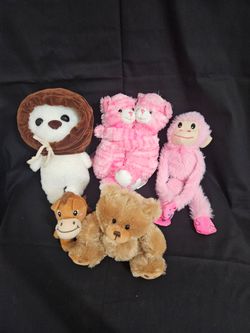 5 Stuffed Animal Plush Toys