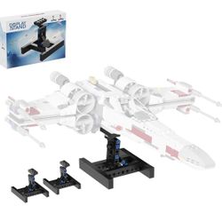 (2 Pack) Display for Lego X-Wing Fighter 75301 Building Kits, Bracket for Mando