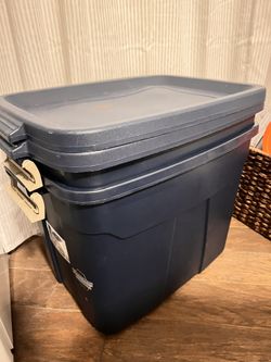 2 Rubbermaid Roughneck Tote 18 Gal