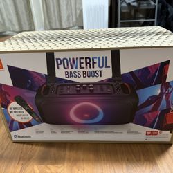 JBL PartyBox On-The-Go - Portable Party Speaker with Built-in Lights and Wireless mic (Brand New sealed)