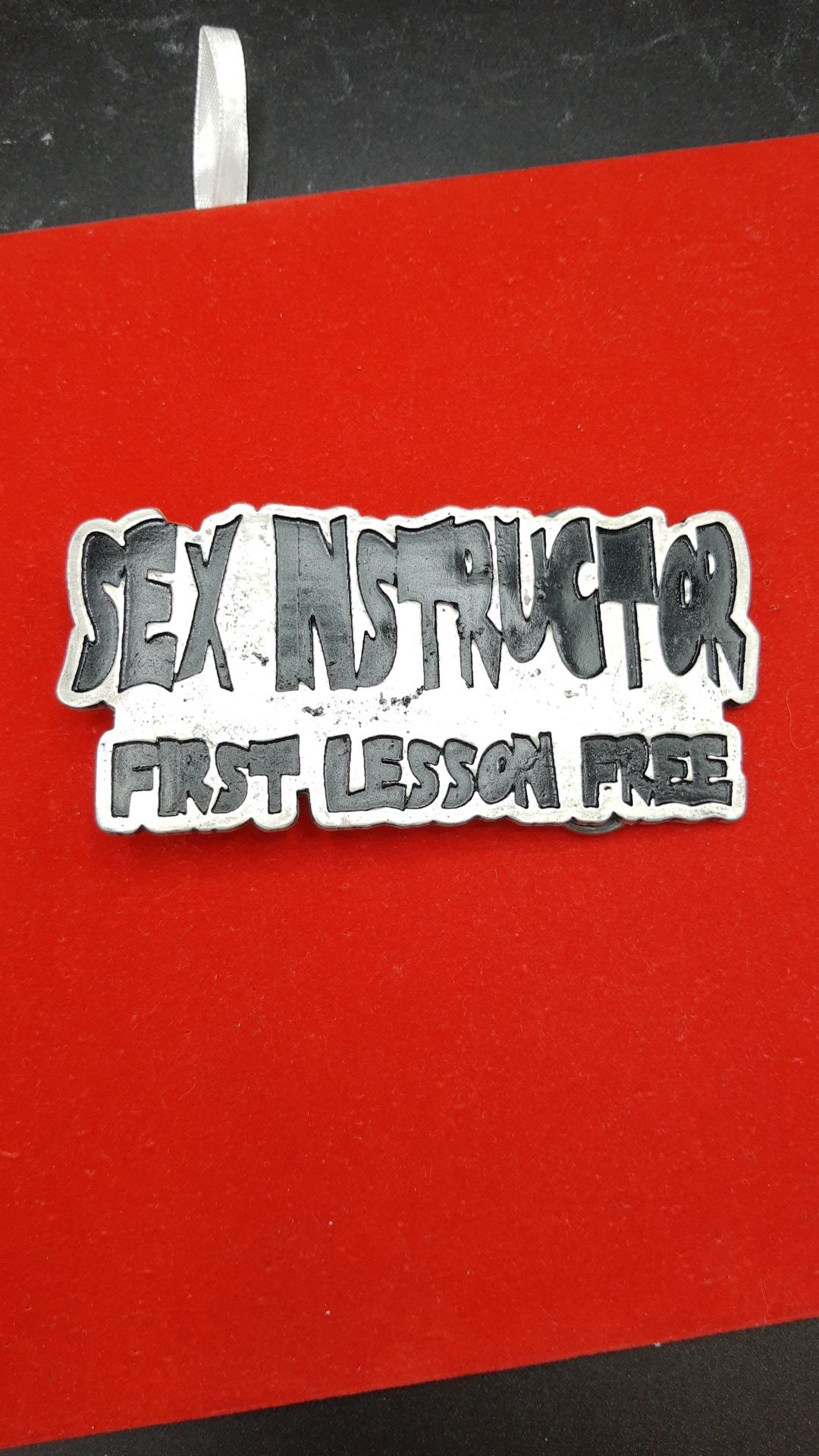 instructor belt buckle made in the usa