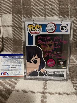 Signed Inosuke Hashibira Chase Funko (PSA Certified)