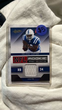 2011 Delone Carter NFL Rookie Jersey Card