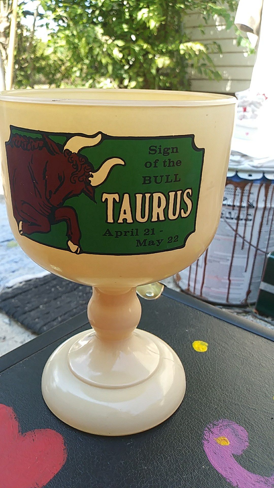 Taurus Zodiac Goblet