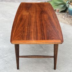 Mid Century Modern MCM Vintage Wood Surfboard Long Coffee Table