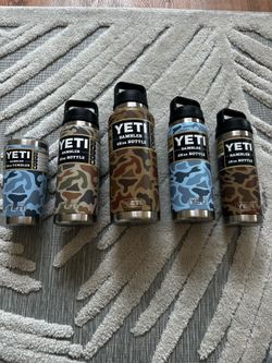 RARE NEW! YETI Rambler 20 oz 26 Oz & 46 Oz  Bottle with Chug Cap - Authentic - BRAND NEW