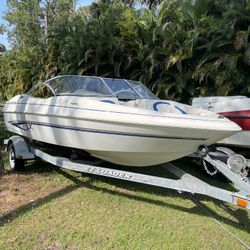 2004 Glastron 195 Bowrider Boat With Trailer.  