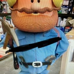 Rudolph the Red-Nosed Reindeer 6-ft Yukon Cornelius Animatronic Yard Decoration