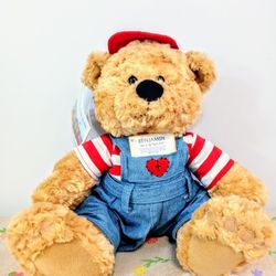 Russ VTG The Good News Bears Plush Brown Teddy "Benjamin" Stuffed Animal 12"