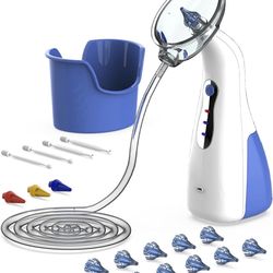 Ear Wax Removal Tool, Professional Electric Ear Cleaning Kit, Ear Irrigation System Kit for Adults & Kids, Safe and Easy Ear Cleaner, Earwax Rinse Cle