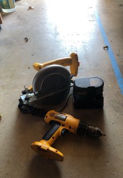 Dewalt set with Battery