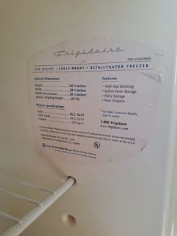 Frigidaire Refrigerator
