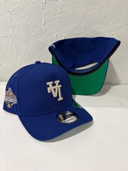 MLB new era Los Angeles dodgers blue 2025 World Series champions patch upside down logo 9fifty a frame SnapBack hats