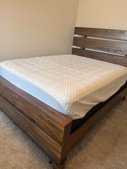 Queen Bed and mattress set