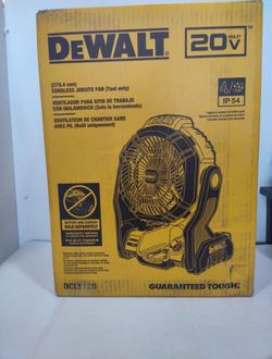 DEWALT 20v JOBSITE FAN + 20v 5AH Battery