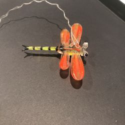 Hand blown Dragonfly Art Glass