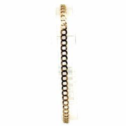 Men’s 10k Yellow Gold 9 Inch 4.7mm Curb Link Bracelet GP3128190