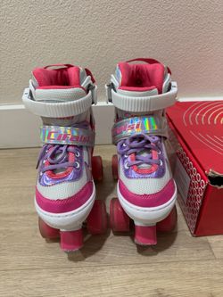 Size 12-1 girls shoes roller skates