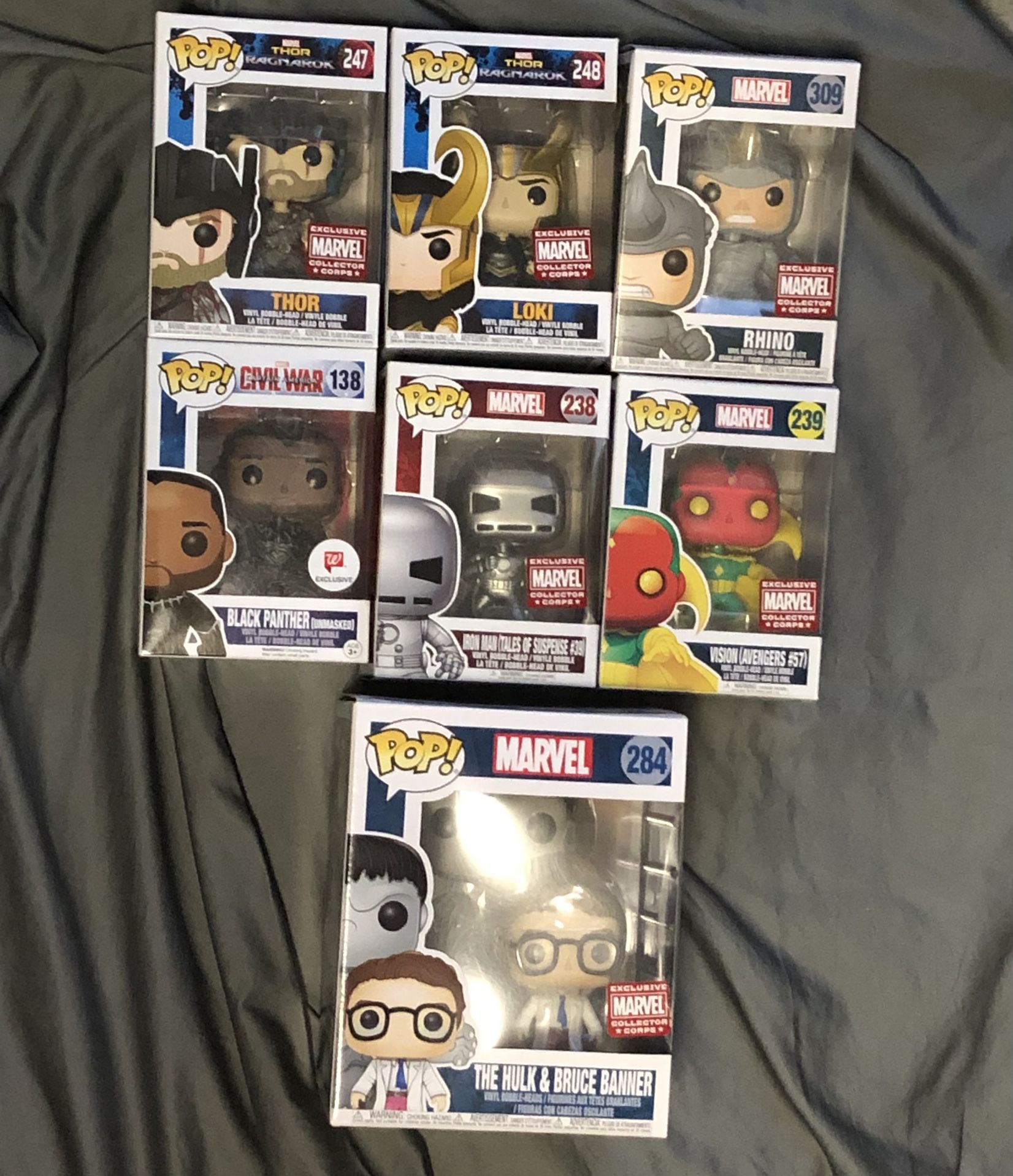 Marvel Funko Pops Lot Vaulted