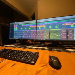 Music Studio Ready , Dual Monitor Pc , Recording , Production & Editing