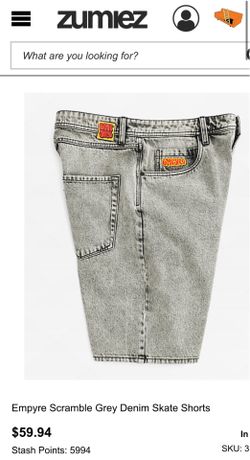EMPYRE ZUMIEZ jean shorts Used x2