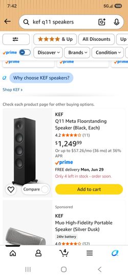 Pair of KEF Q11 Speakers