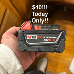 Milwaukee XC 5.0 Red Lithium 