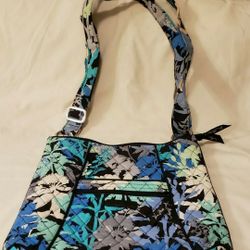 VERA BRADLEY  TOTE BAG BLUE FLORAL