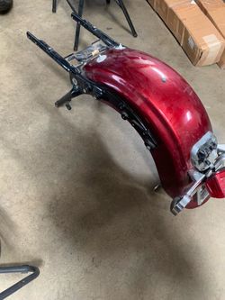 2015. Roadking rear fender with subframe