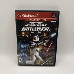 Star Wars: Battlefront II (PlayStation 2, 2005) Complete W/ Manual Tested