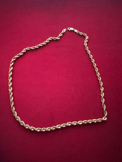 14k gold rope chain 10 grams 20inch