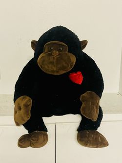 Larged stuffed Valentines Gorilla