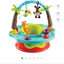 $20 Bright Starts Summer Infant Deluxe Super Seat (Wild Safari), Multicolor, Unisex