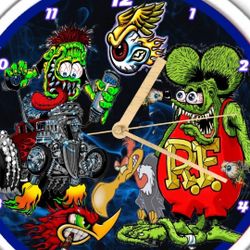 Rat Fink Clock 
