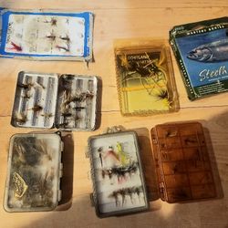 Fly Fishing Pole ,flies .......