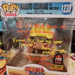 Dual Signed Naruto Nine Tails