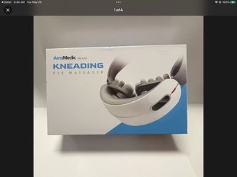 Amamedic AM-4602 Kneading Eye Massager brand new in the box  4 modes  heat therapy  natural Sound