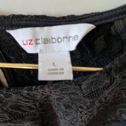 Liz Claiborne Black Top Xl