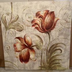 Big nice picture on the wall