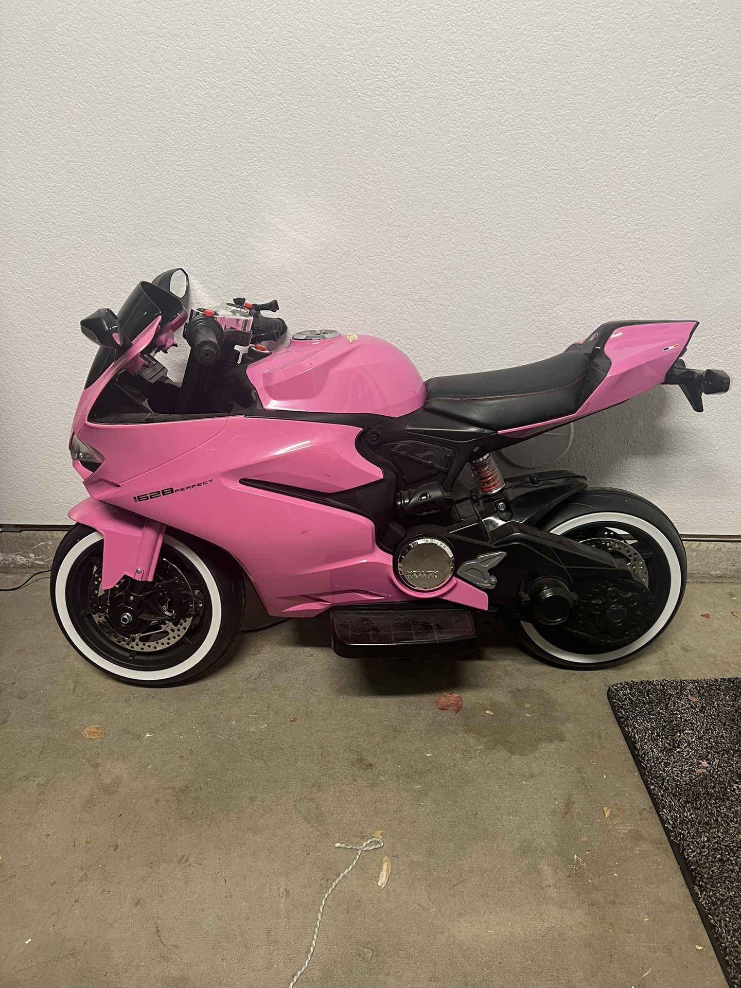 Pink Kids’ Electric Ride-On Motorcycle (As-Is)