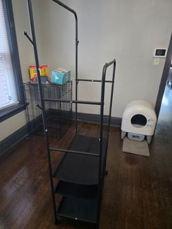 Clothes and shoe rack