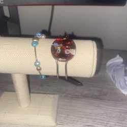 Vantel Pearls / Murano Glass Bracelet/  Kinsley Armelle