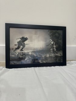 4 - 13x19 Star Wars Wall Art Plus Bonus Frames