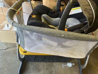 Car seat with stroller and bassinet