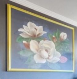 Antique Wall Art Picture hand painted Canvas