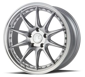 18x8.5 AodHan DS07 Silver w/Machined Face Wheels