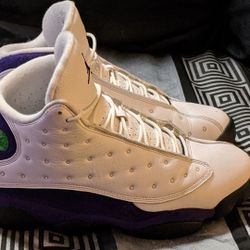 Jordan 13 Laker Purples