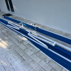 20’ Motorized Retractable Patio Awnings – 2 Available