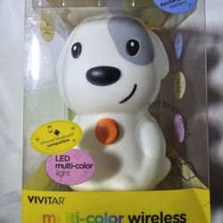 Vivitar Silicone LED multicolor Wireless Puppy Speaker Light